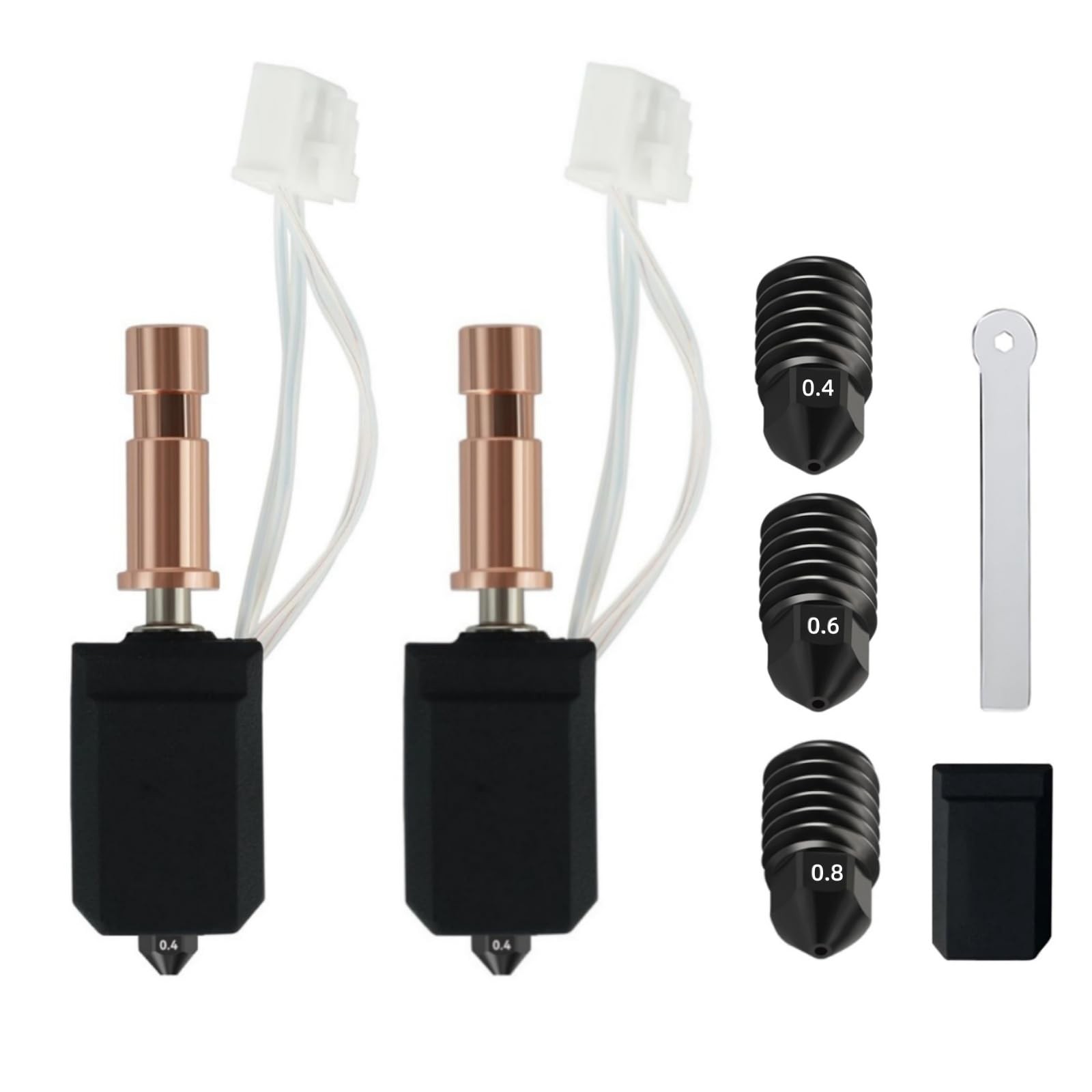 2PK 0.4MM Ceramic Hotend for Anycubic Kobra S1 Combo Hotend Kit Upgraded Ther...