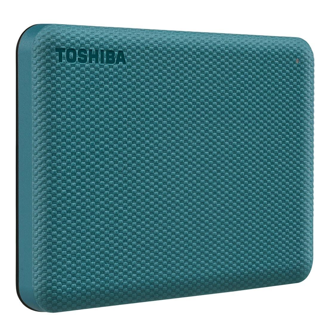 Toshiba Canvio Advance 1Tb Portable External Hard Drive Usb 3.0, Green Personal 