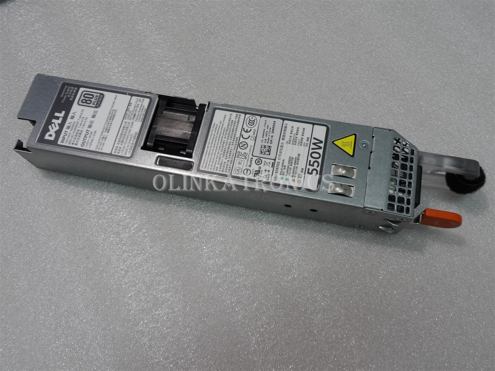 POWER SUPPLY RPS HOTSWAP 550W DELL POWEREDGE SERVER R320 R420 RYMG6 M95X4