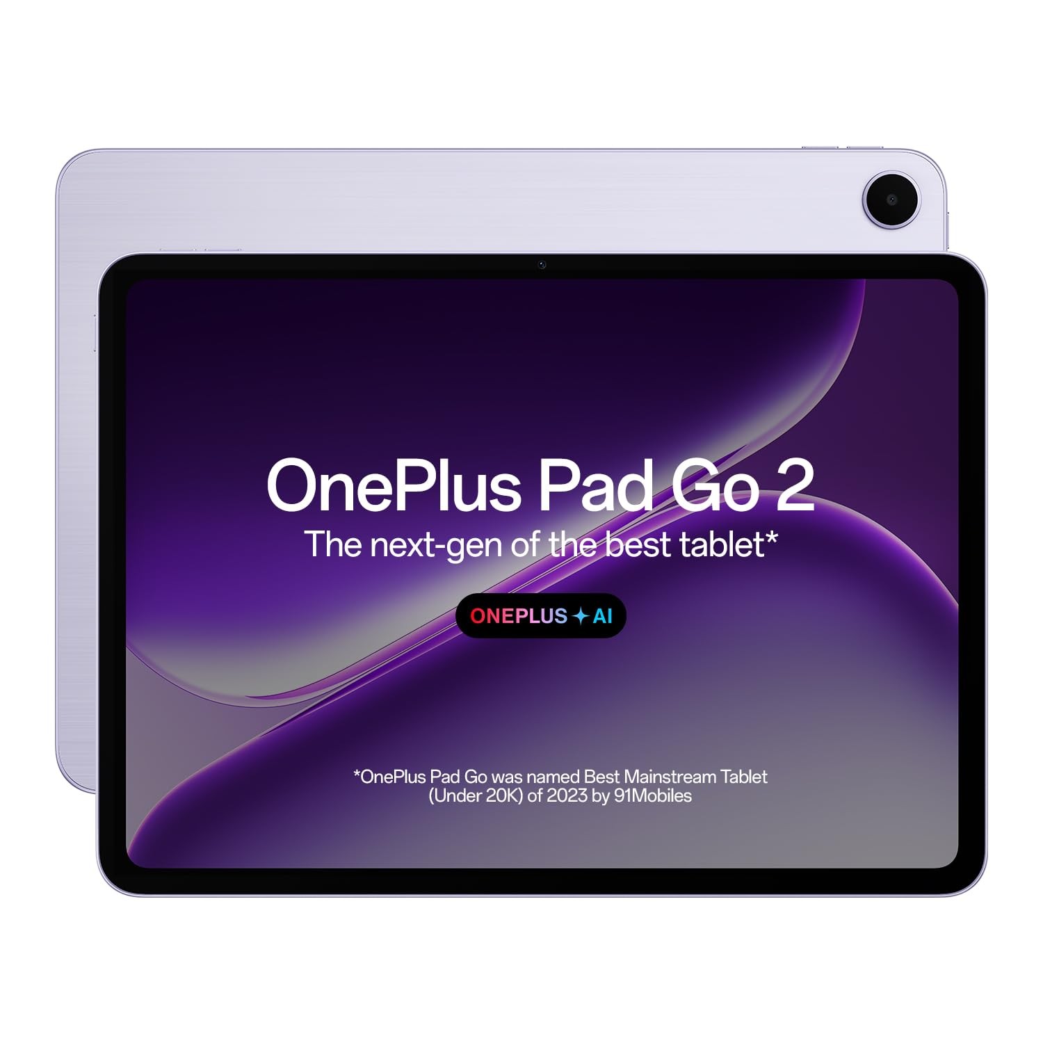 OnePlus Pad Go 2 Wi-Fi Tablet (8GB RAM 128GB Lavender) Unlocked Global Version.