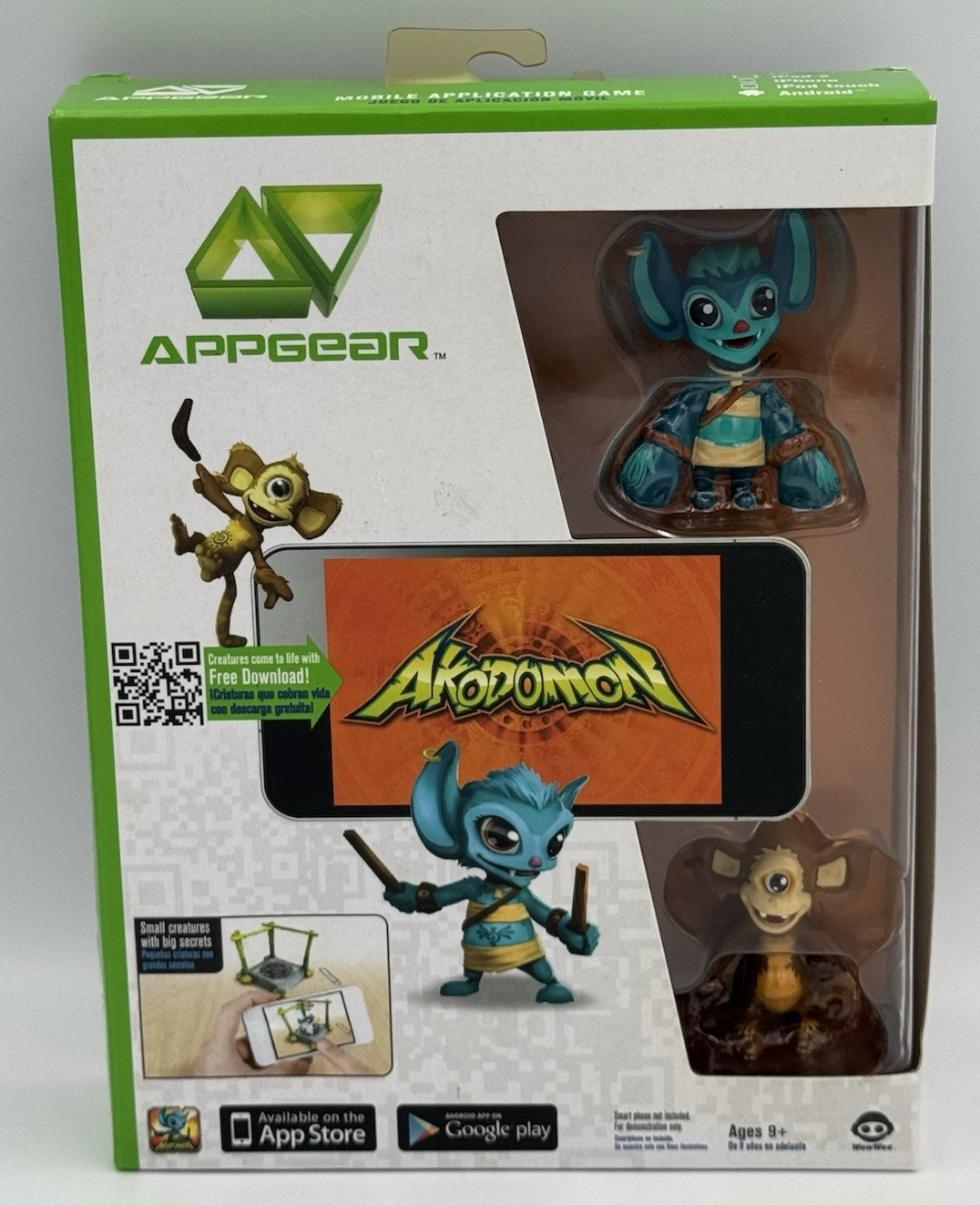 AppGear Akodomon Tiko & Snubbs WowWee AR Game Figures iPhone Android NEW
