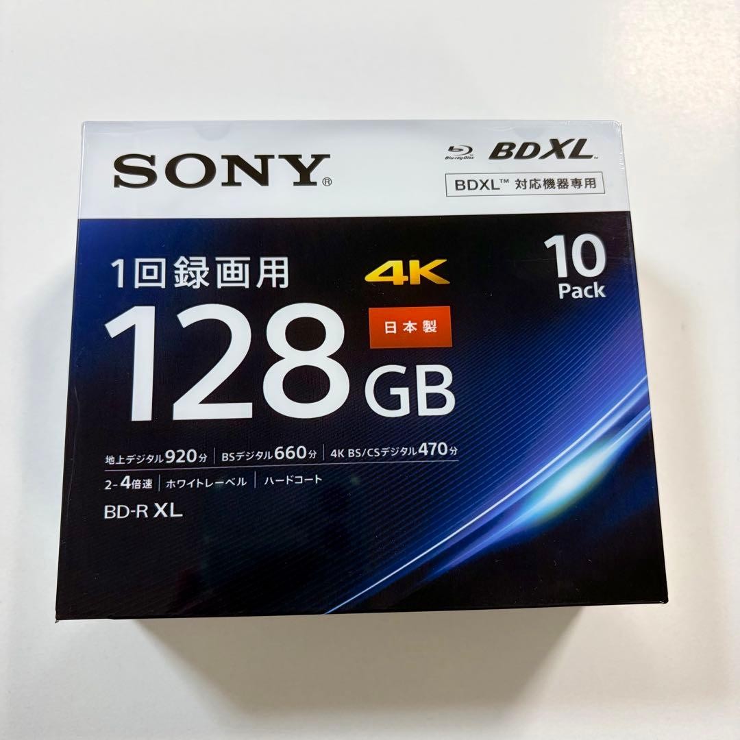 BD-R XL 128GB BDXL HD SONY Printable 10 Packs 2-4x Speed Blu-ray Disc 4K JP