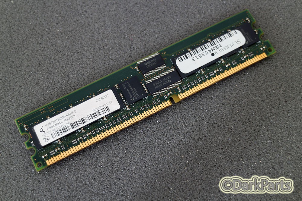 Qimonda HYS72D128300HBR-5-C PC3200R-30331-C0 1GB Server Memory RAM