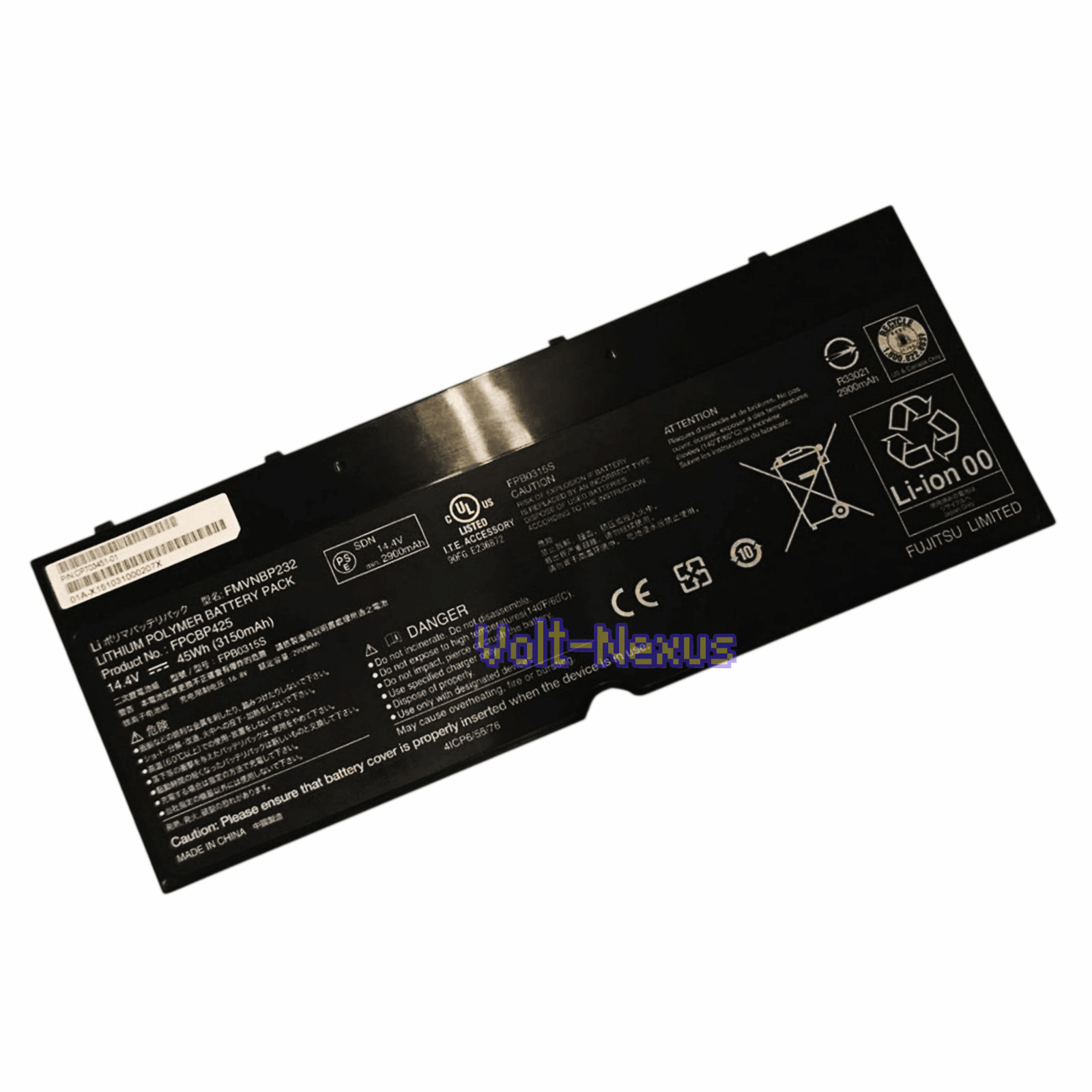For Fujitsu LifeBook T904 T935 T936 U745 Genuine FPCBP425 FMVNBP232 45Wh Battery