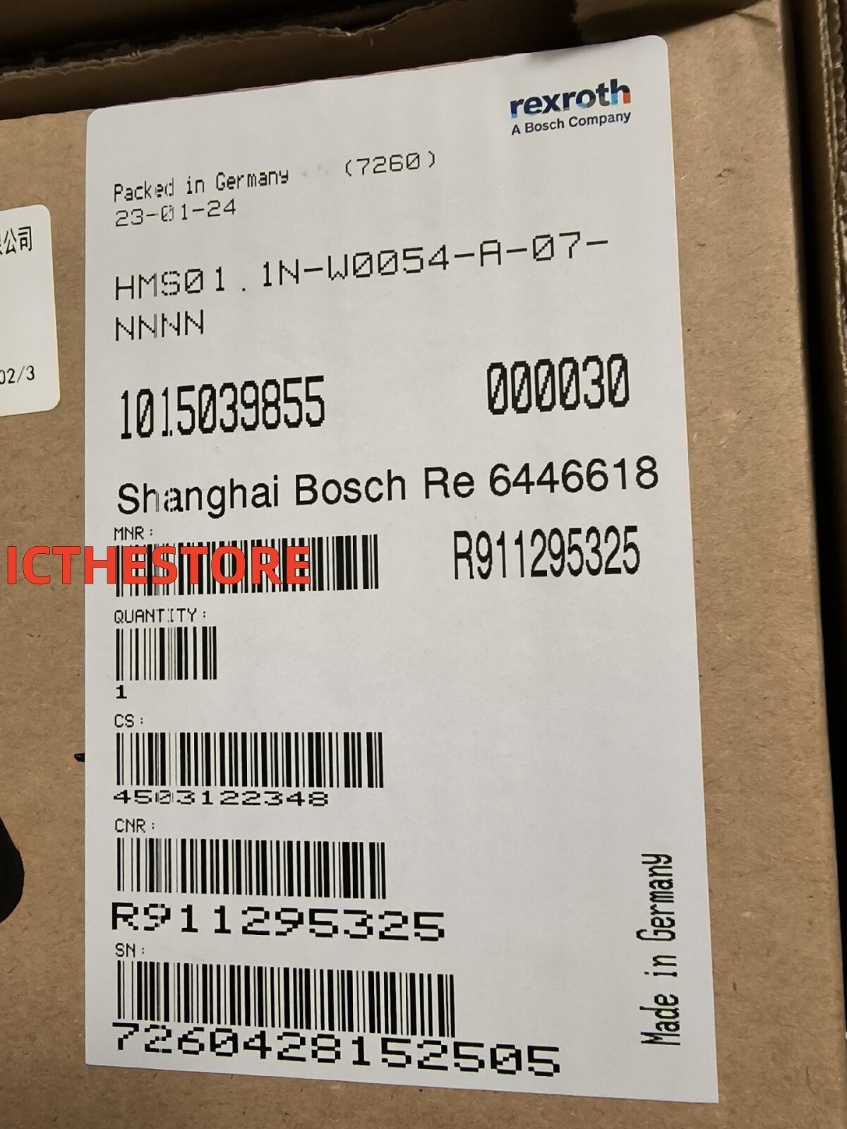 1PC NEW HMS01.1N-W0054-A-07-NNNN R911295325 SHIPPING DHL or Fedex