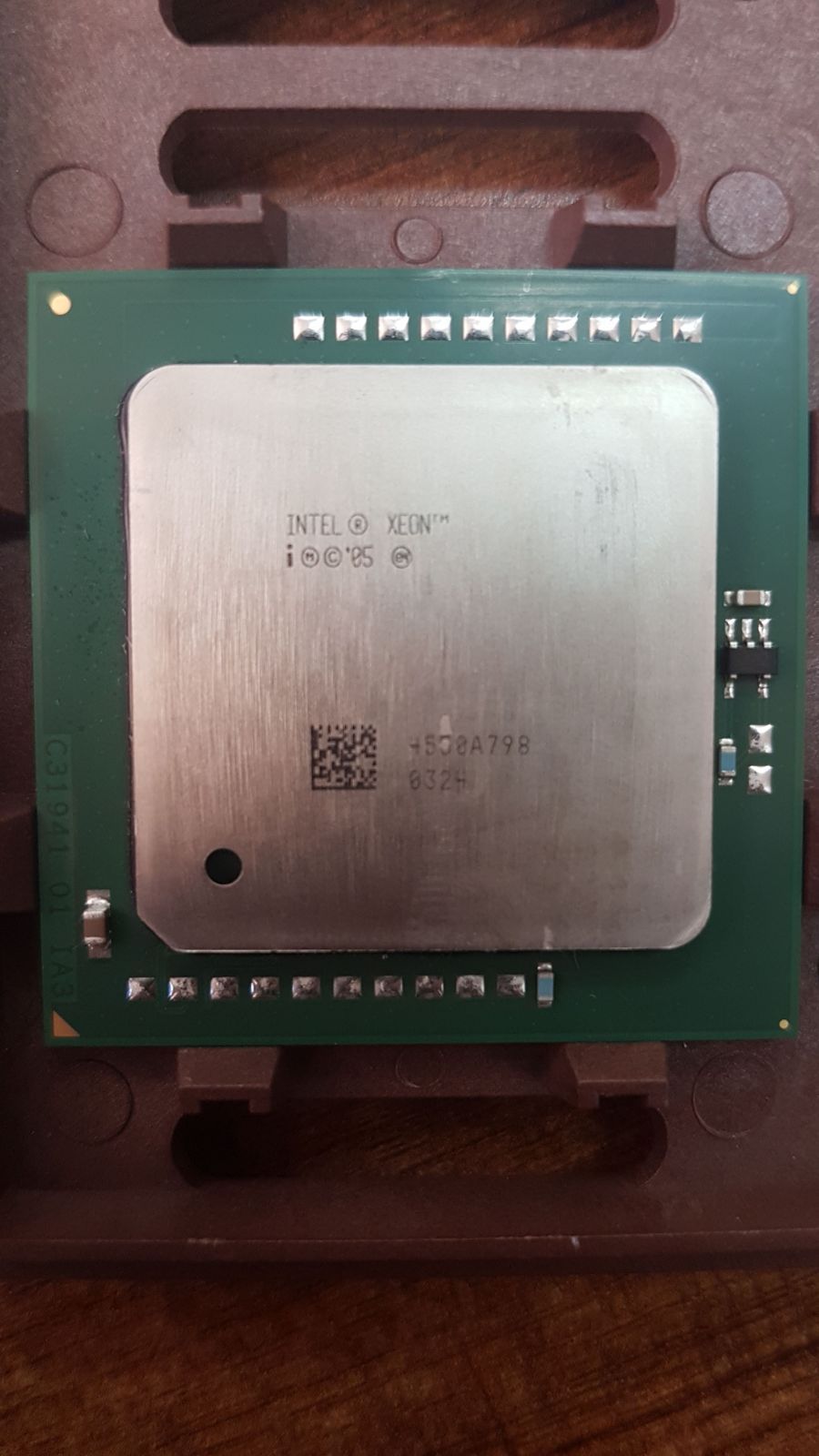 LOT OF 3 PCS. INTEL BX80546KG3200EP XEON SINGLE CORE PROCESSOR