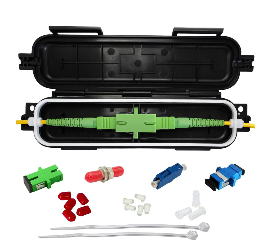 Fiber Optic Cable Splice Enclosure - 2 Pack & 5 Pack