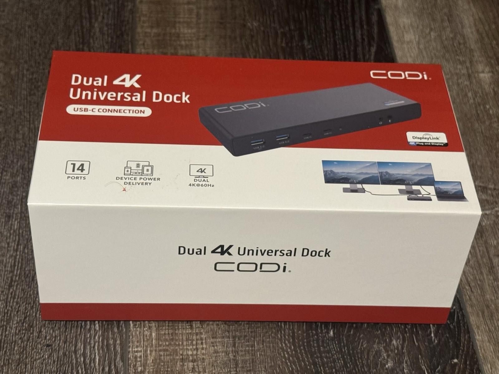 Codi Dual 4K Universal USB-C Docking Station