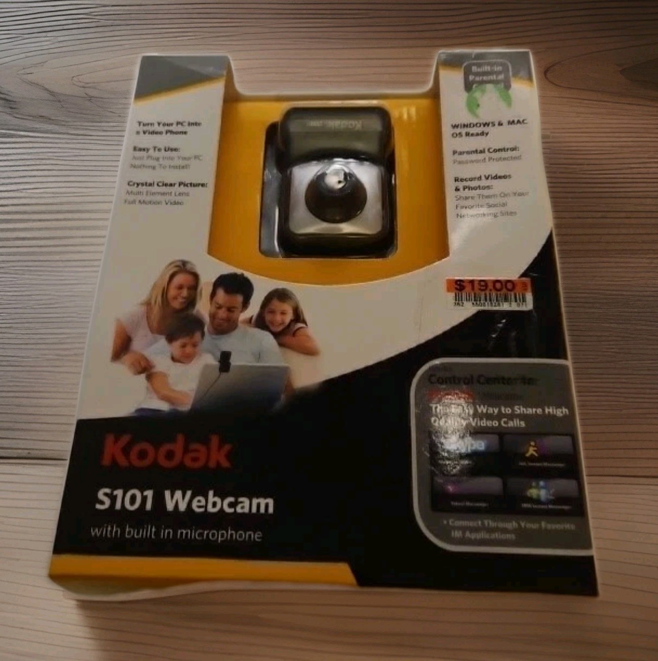 Kodak Vintage Webcam Built In Microphone S101  Mac or Windows 