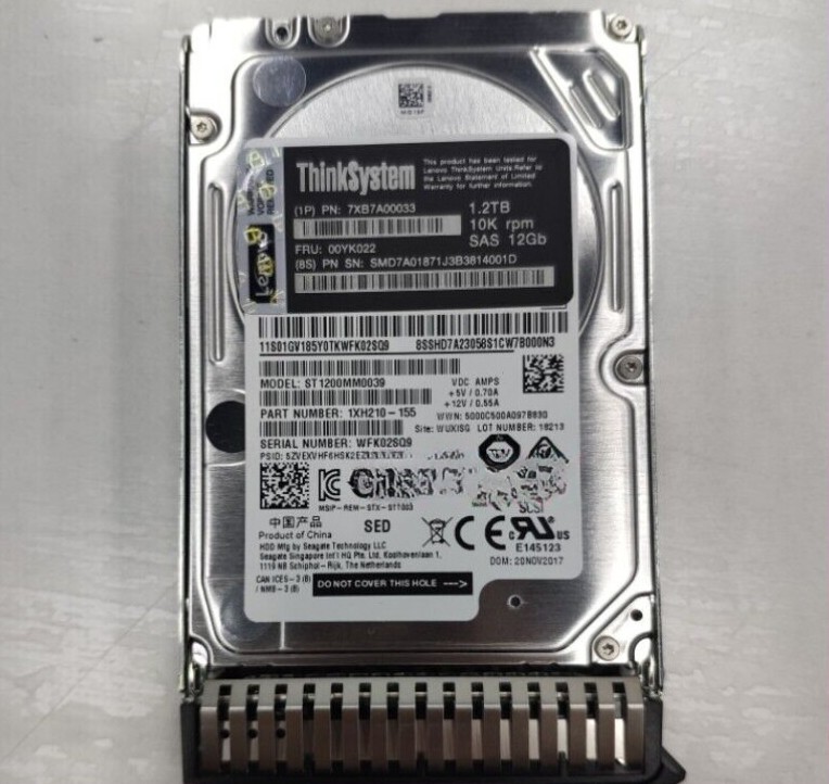 for Lenovo ThinkSystem 7XB7A00033 00YK022 1.2TB 10K SAS 12Gbs 2.5'' Hard Drive