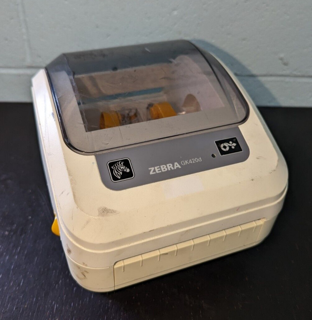 Zebra GK420d Direct Thermal Label Printer USB Ethernet GK4H-202210-000.