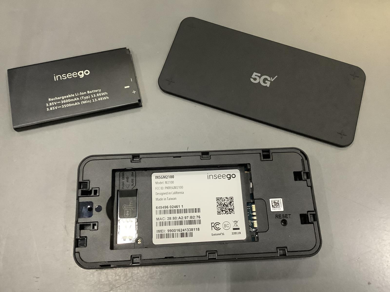 Inseego INSGM2100 / M2100 5G MiFi Mobile Hotspot Verizon / VGC