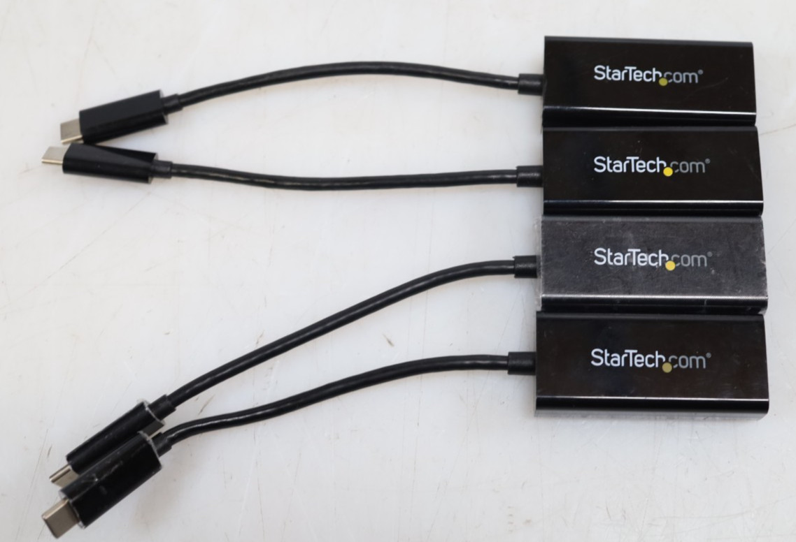 Lot of 4x StarTech USB 3.1 Gen 1 Type-C Gigabit Ethernet Adapter US1GC30B