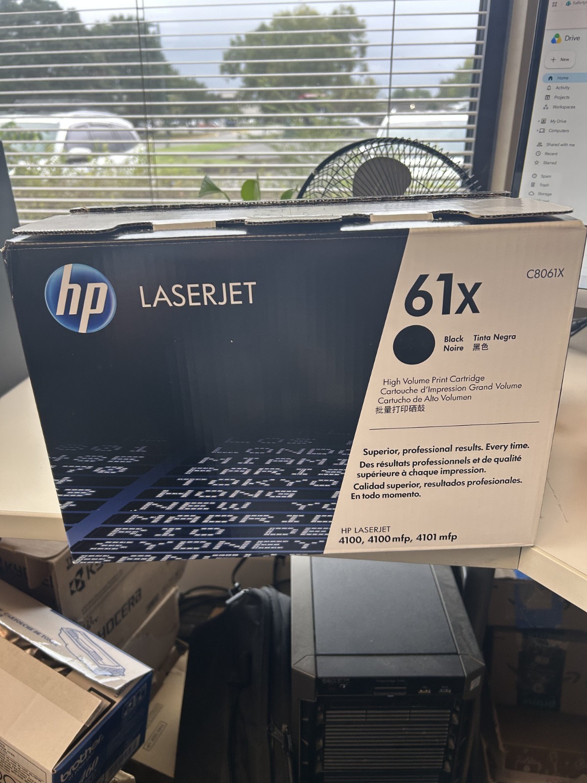 HP 61X (C8061X) Black Toner Cartridge