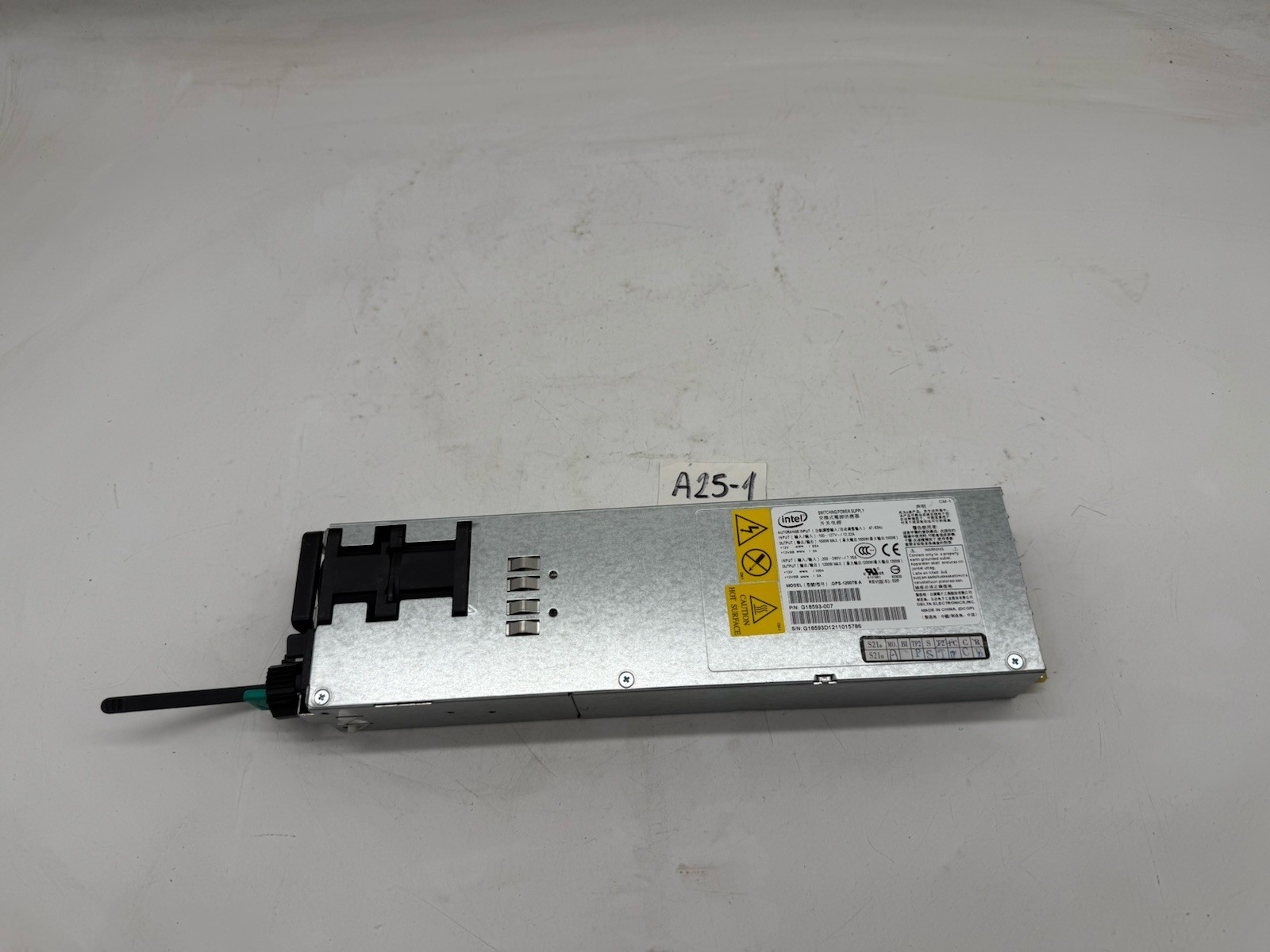 Intel DPS-1200TB A 1200W Platinum PSU G18593-007 | 12V 100A Server Power Supply