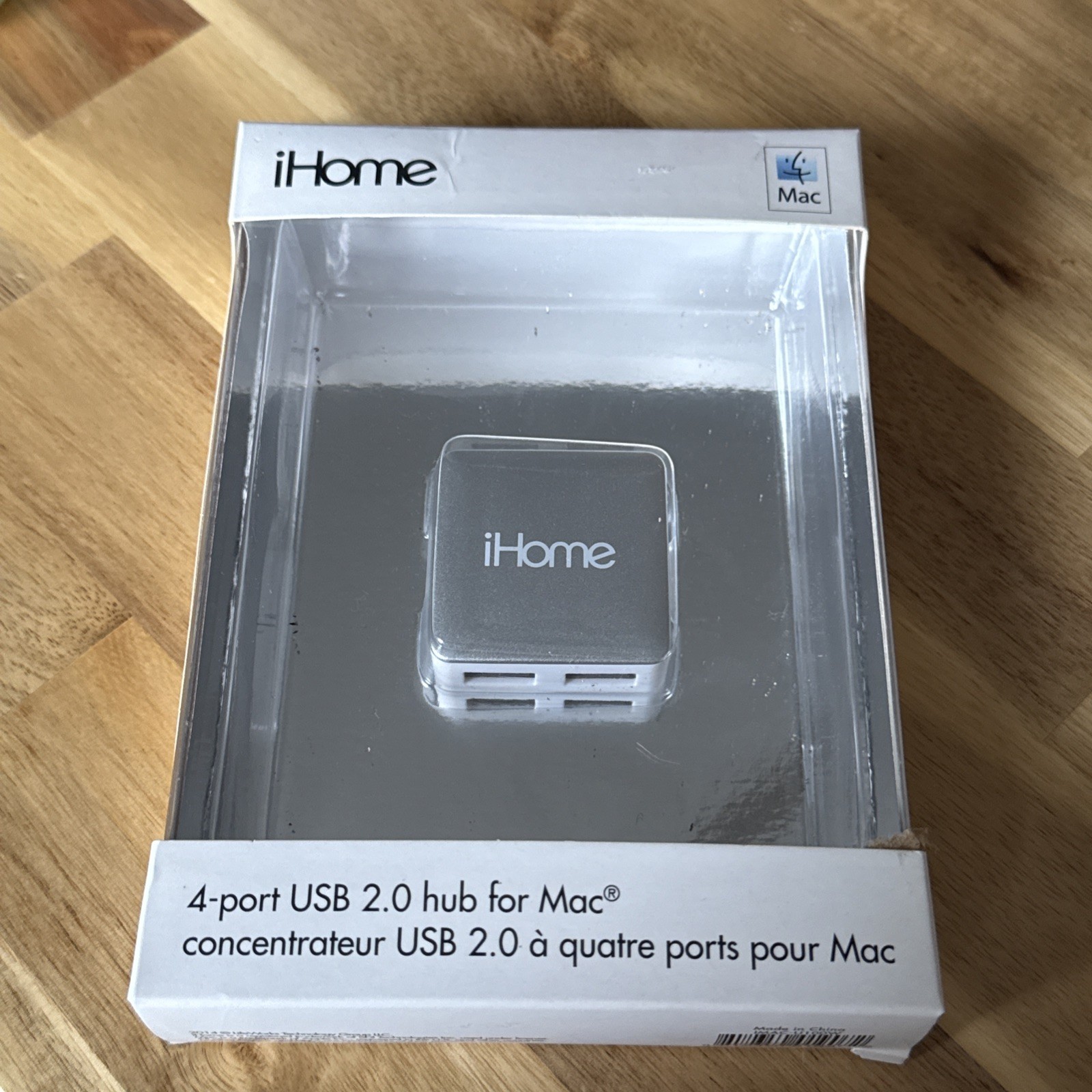 Brand New iHome Hi-Speed 4-Port USB 2.0 Hub for Mac & PC (IMAC-U100W) White