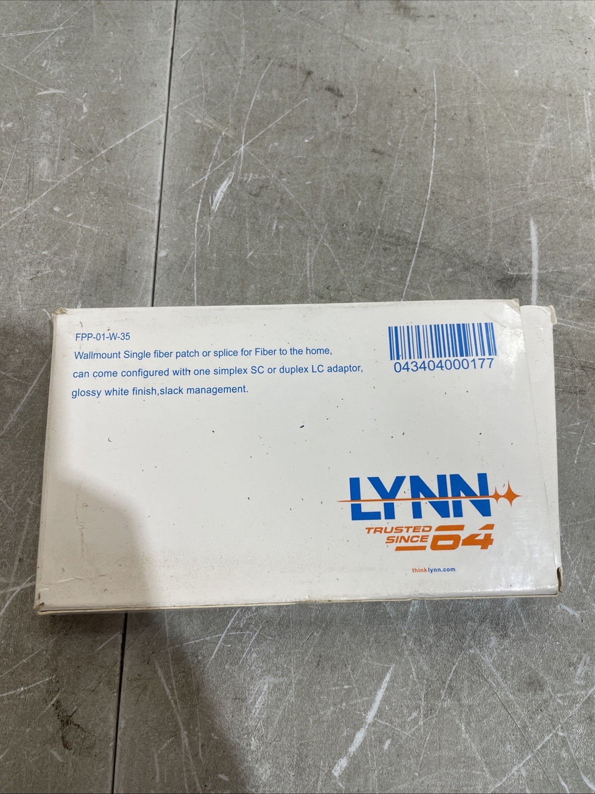 FPP-01-W-35 Wallmount Single Fiber Patch Or Splice For Fiber To The Home 🔥New
