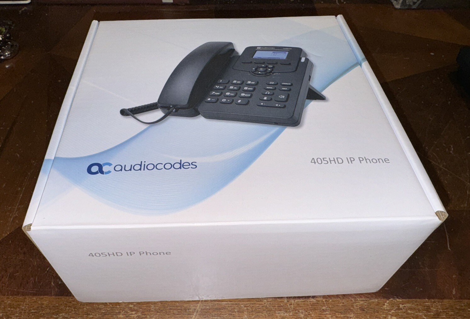 NEW AUDIOCODES 405HD UC405HDEG GGWV00597 GbE IP COLOR BUSINESS PHONE