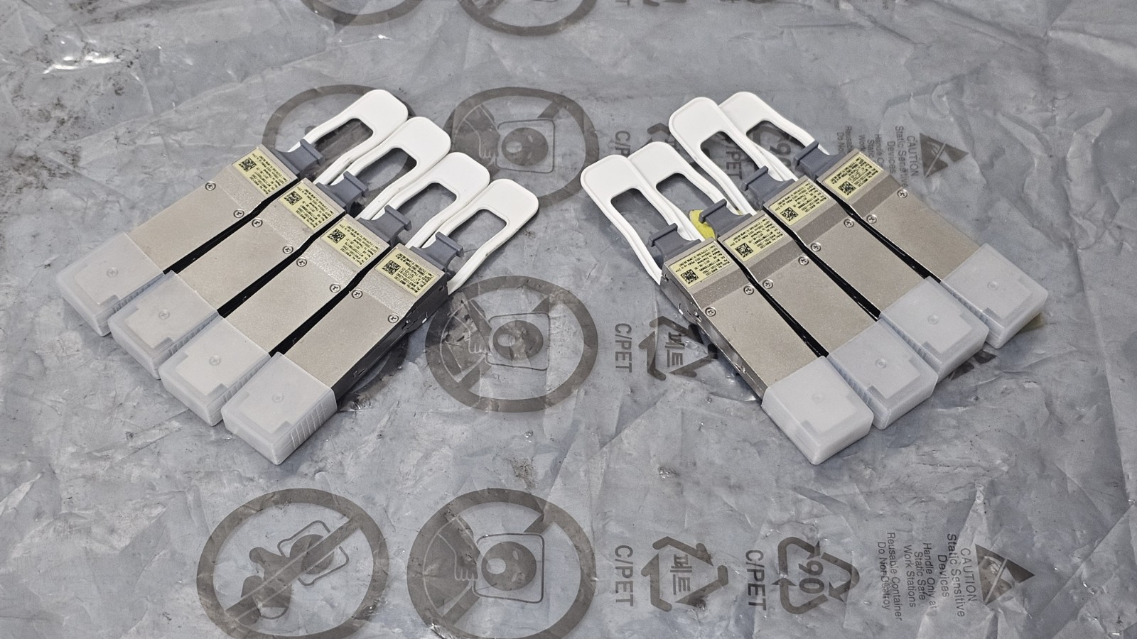 lot 8 Mellanox MMS1C00-C500 2KM 100GbE QSFP28 SMF 1550nm PSM OPTICAL TRANSCEIVER
