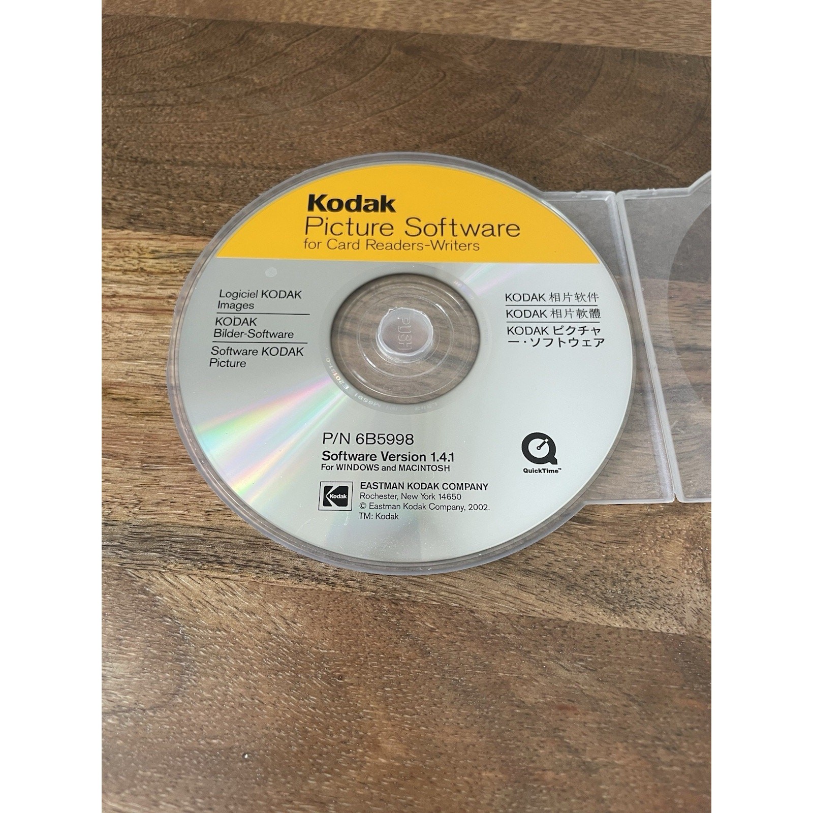 Kodak Picture Software CD Version 1.4.1 Vintage Windows & Mac 6B5998
