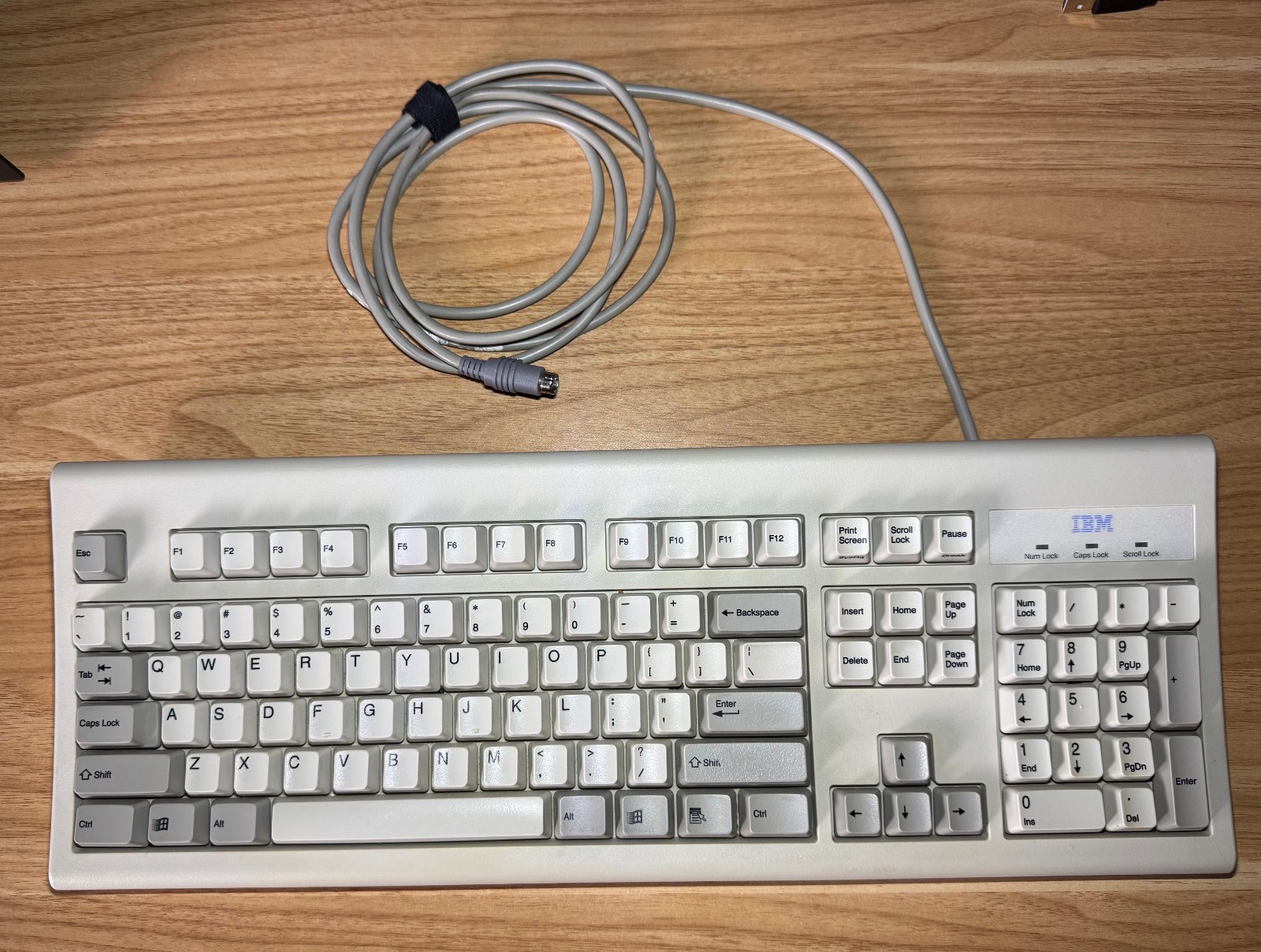Vintage IBM KB-8923 PS/2 Wired Membrane  Keyboard - Tested and Working