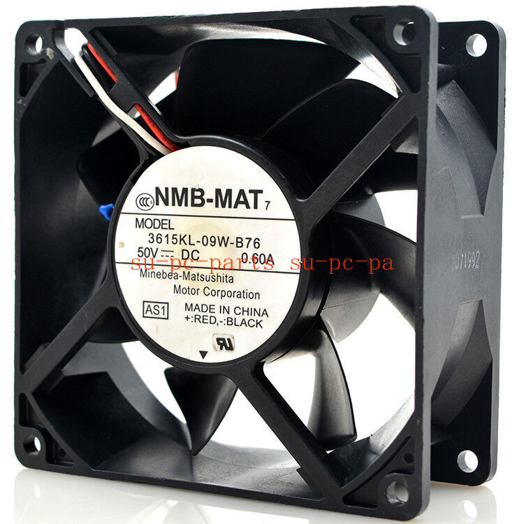 Qty:1pc 50V 0.60A 9CM 9038 3-wire cooling fan 3615KL-09W-B76