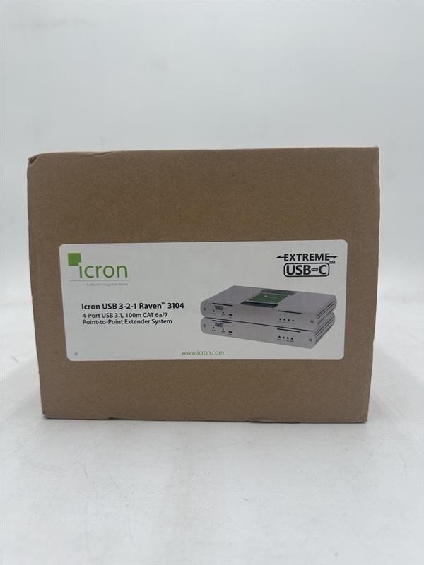 Icron Raven USB 3-2-1 4-Port USB 3.1 Over Cat6-7 Extender System  -ICR3104