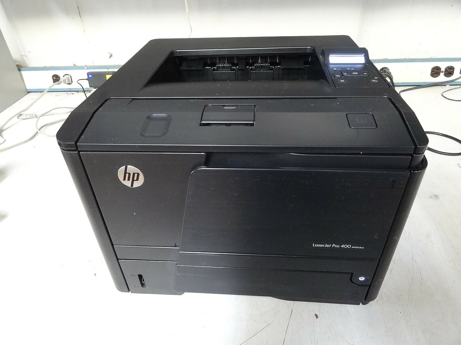 HP Laserjet M401dne Printer *Pro Cleaned & Serviced* warranty & Toner