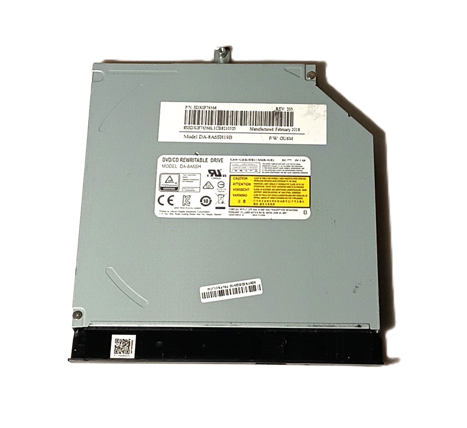 LENOVO THINKPAD E570 DVD/CD REWRITABLE DRIVE LAPTOP OEM