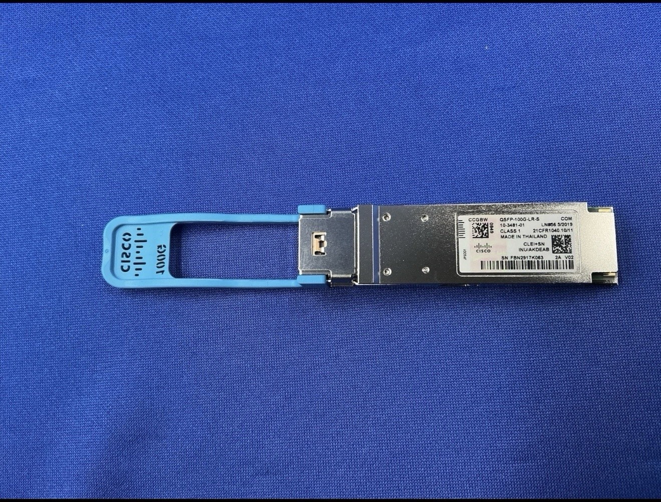QSFP-100G-LR-S  Cisco 100GBASE-LR1 10km over SMF QSFP Transceiver
