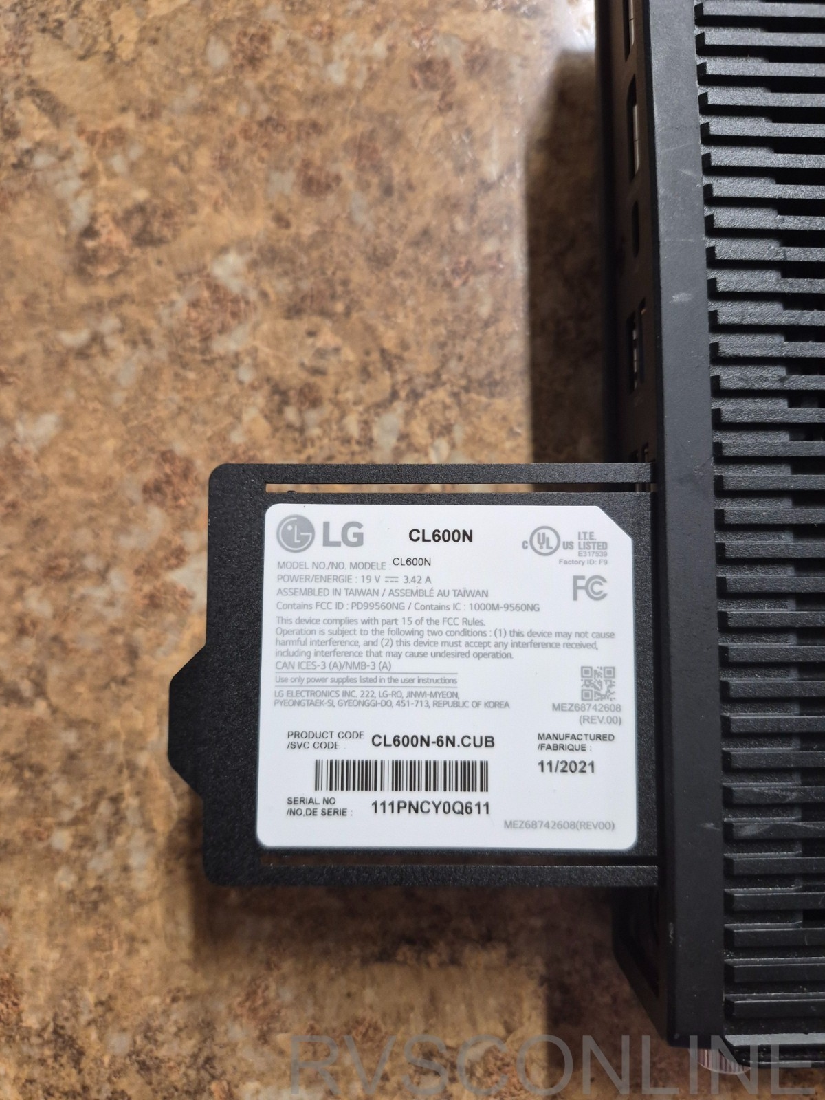 LG CL600N Thin Client - No Power Adapter Included