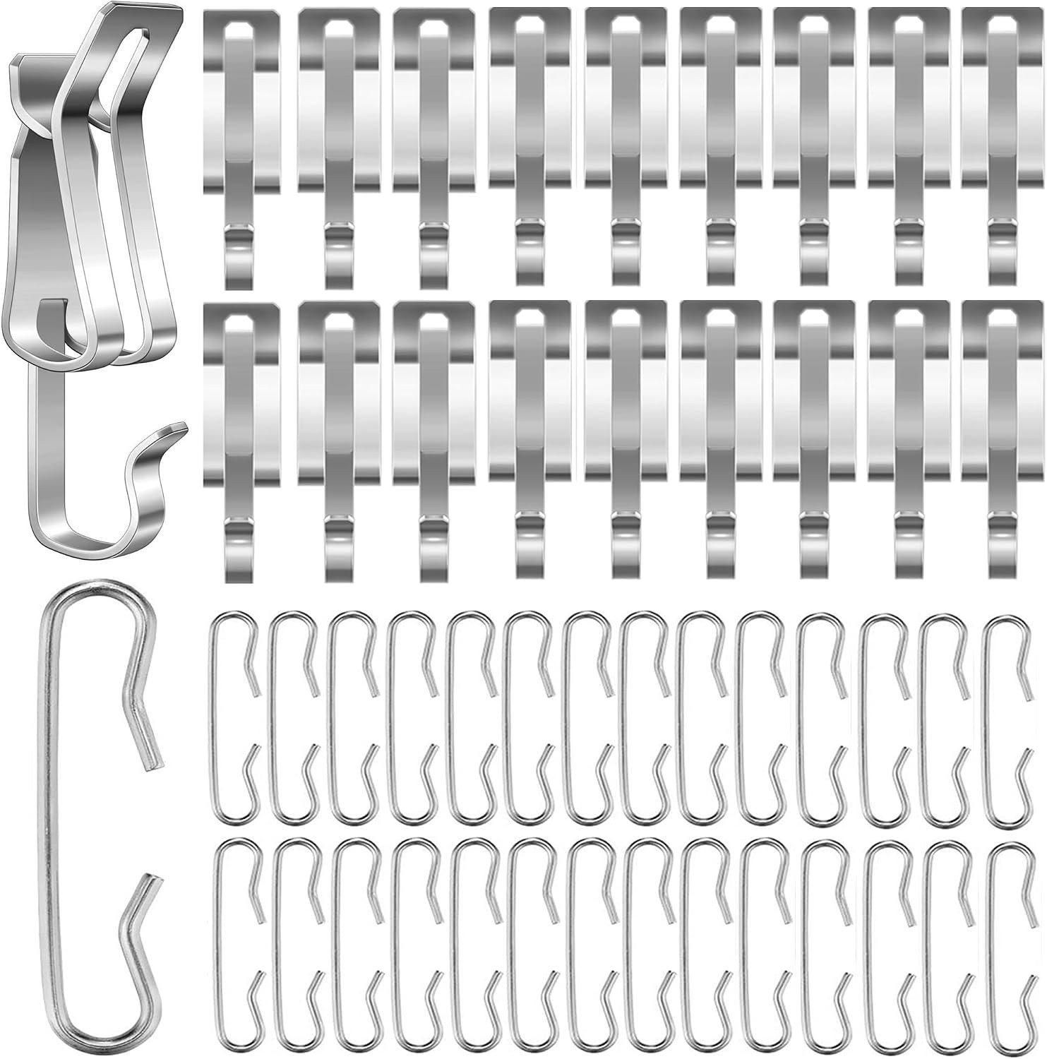 120Pcs Heat Cable Roof Clips De Icing Cable Clips and Spacers Kit Outdoor