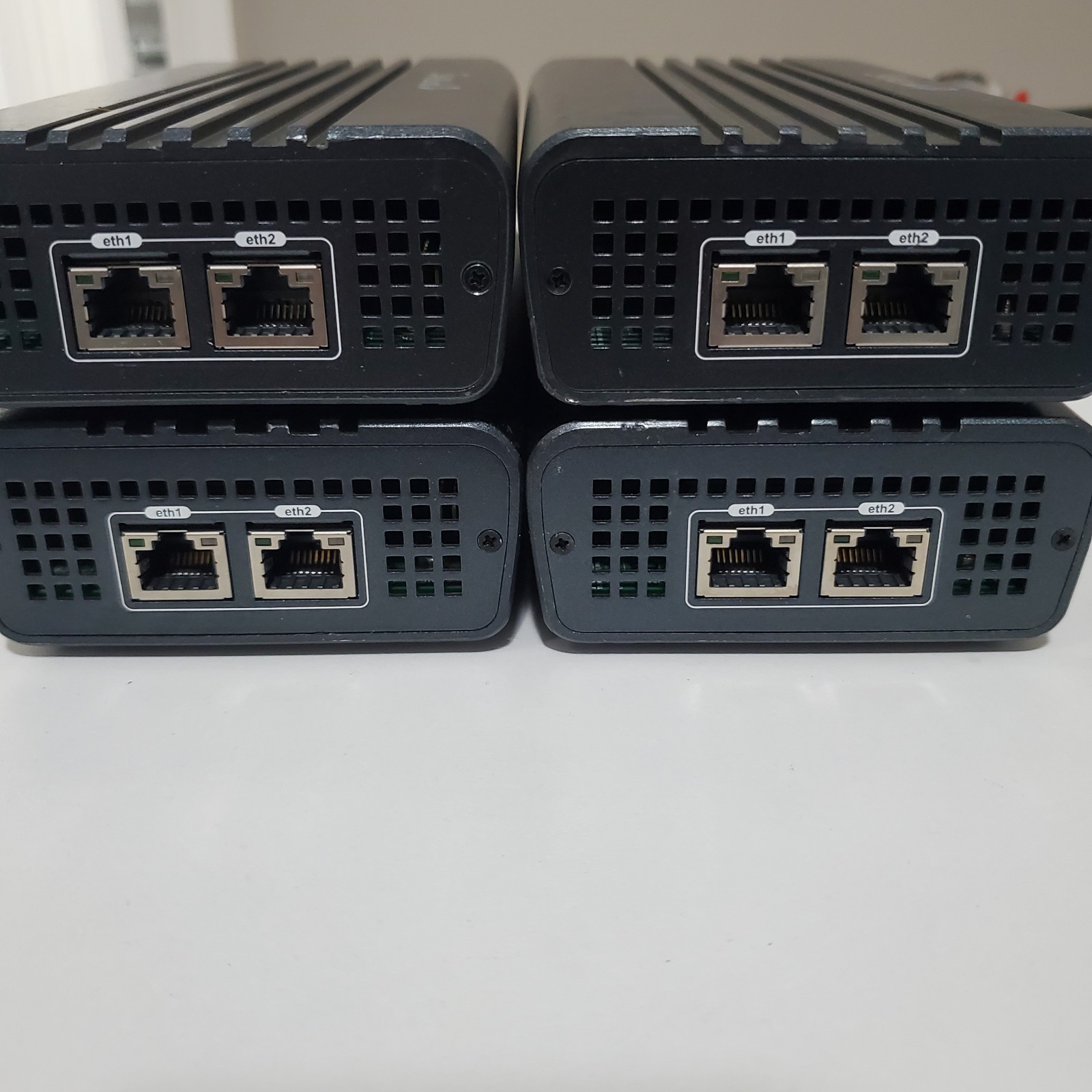 lot of 4 PROMISE SANLink2 E2002t Thunderbolt Ethernet Adapter