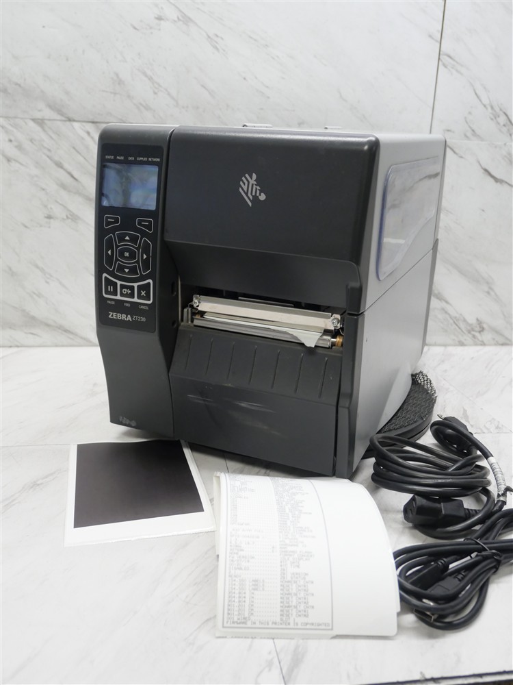Zebra ZT230 Direct Thermal 203dpi Label Printer LAN USB ZT23042-D012005M TESTED