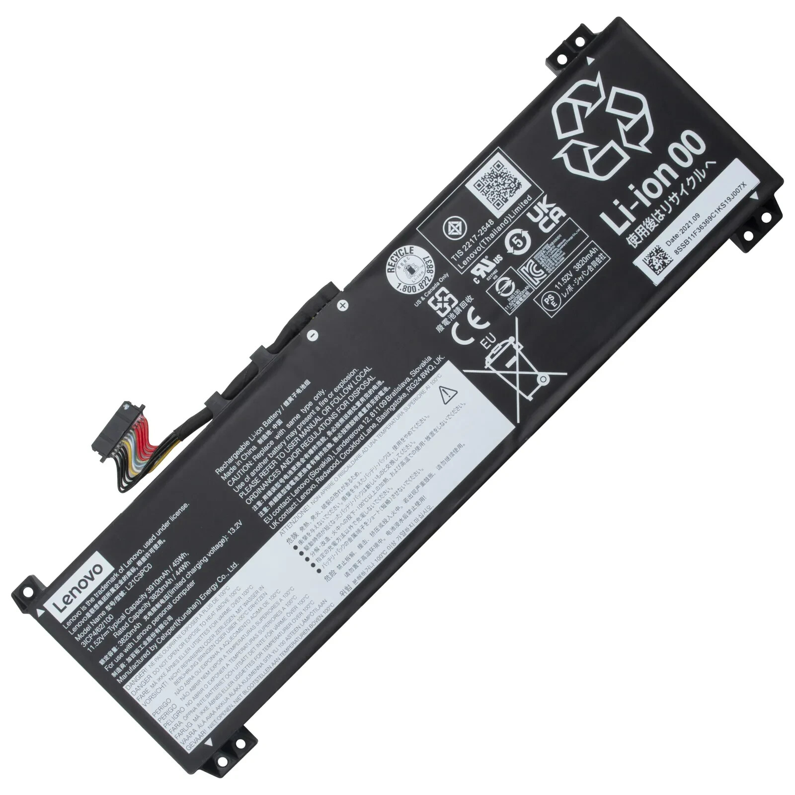 New L21C3PC0 L21M3PC0 L21L3PC0 Battery Lenovo IdeaPad Gaming 3 15ARH7 3-15ARH7