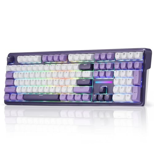 Redragon K745 PRO Wireless Gasket RGB Gaming Keyboard, 108 Keys Mechanical Keybo