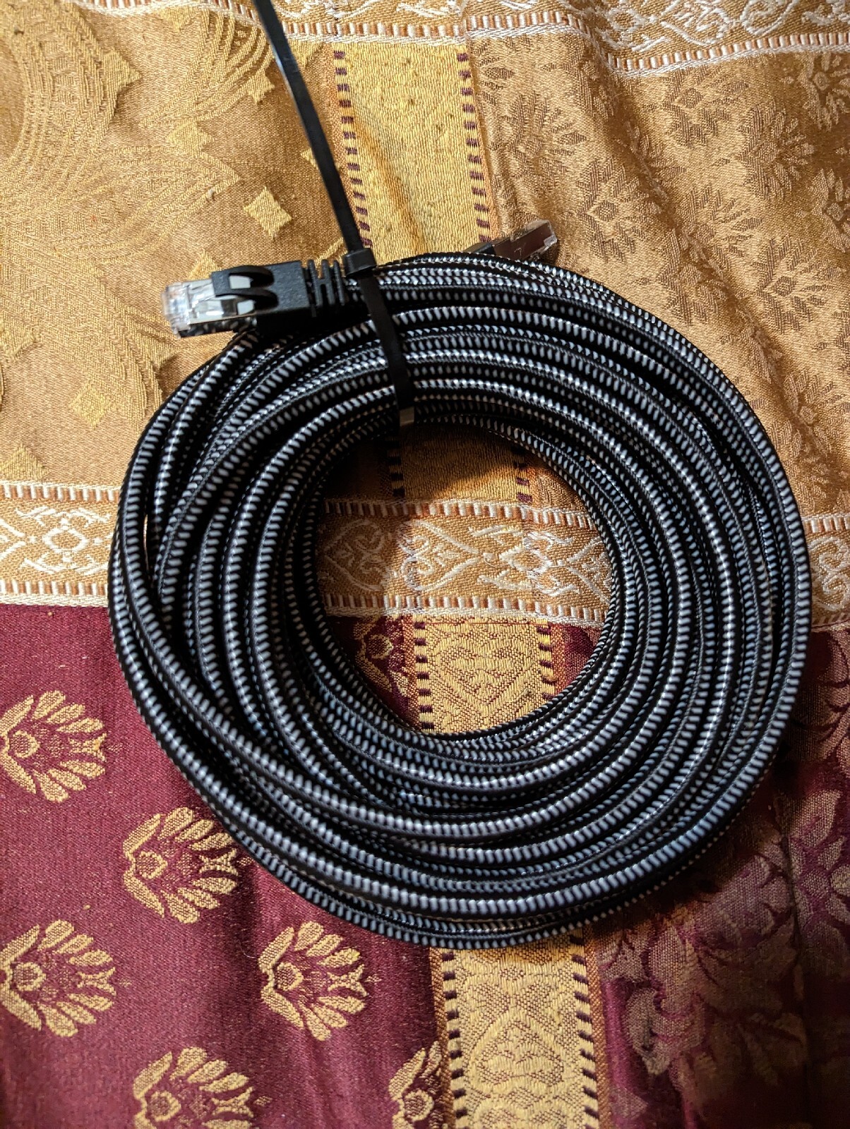 50 Feet Amazon Basics Braided RJ45 Cat-7 Gigabit Ethernet Patch Internet Cable