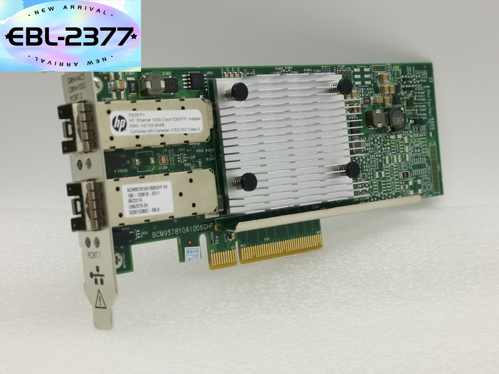 HP 530SFP+ 652503-B21 656244-001 652501-001 ETHERNET 10GB 2-PORT ADAPTER US