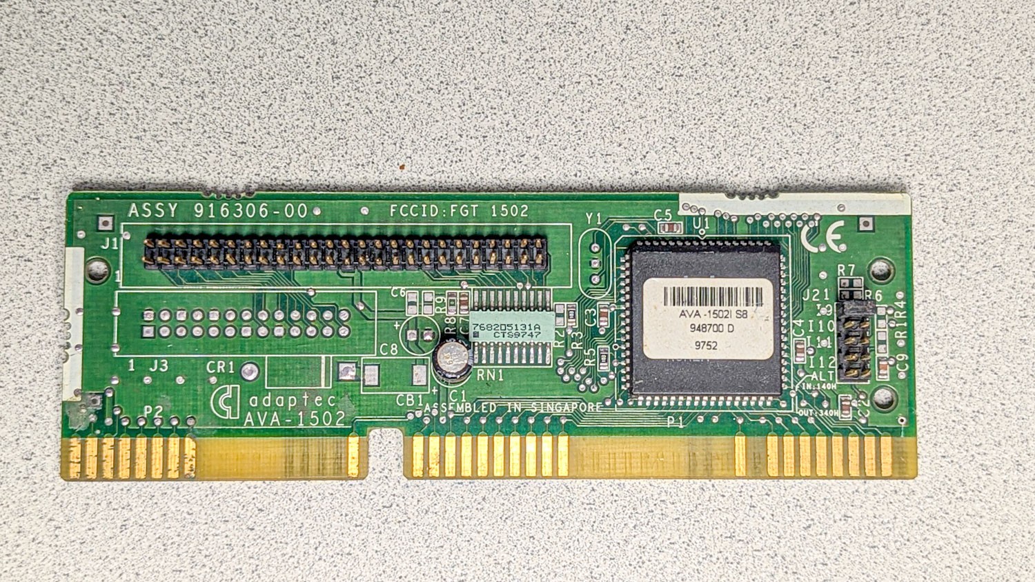 Adaptec AVA-1502i S8 ISA SCSI Adapter 