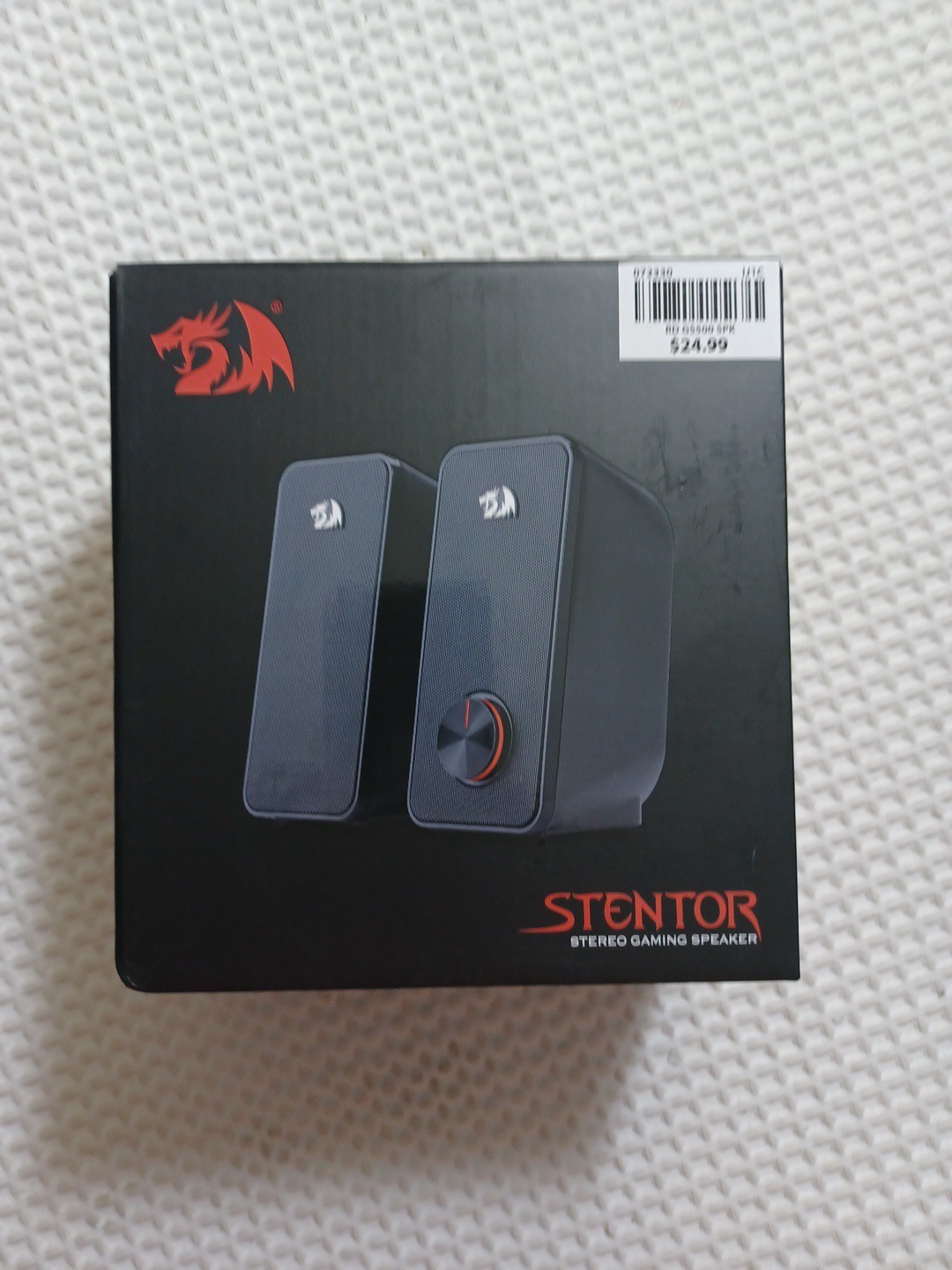 REDRAGON GS500 STENTOR PC Gaming Desktop 2.0 Channel Stereo Speakers New Sealed