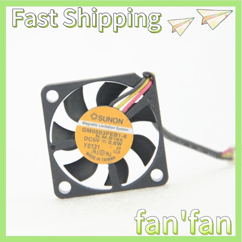 1X SUNON 3007 30MM 3CM 30*30*7mm Cooling Fan 5v 0.6w 3PIN Laptop Miniature Quiet