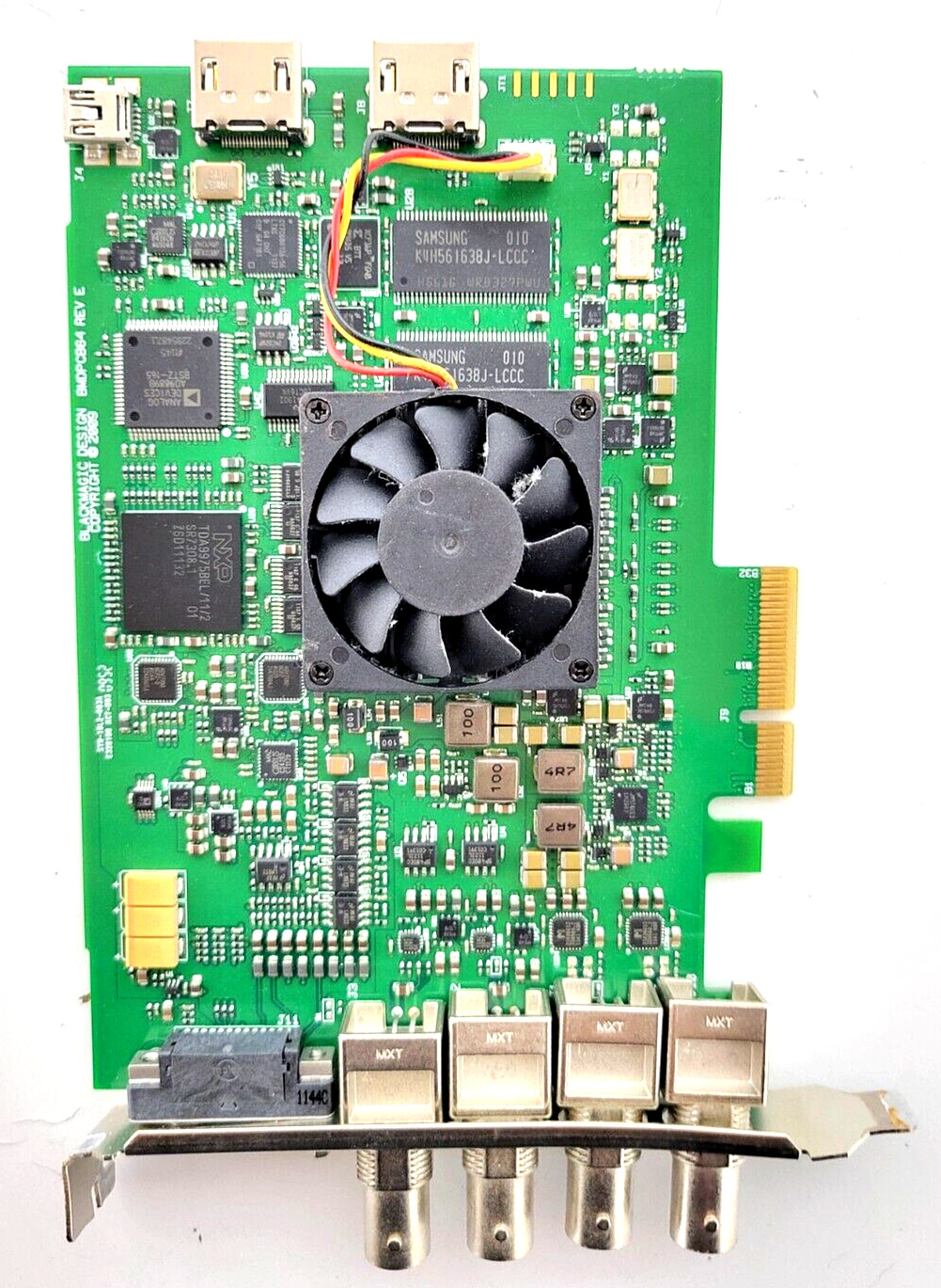 BLACKMAGIC DESIGN BMDPCB64 4 PORT REV E BOARD USED.