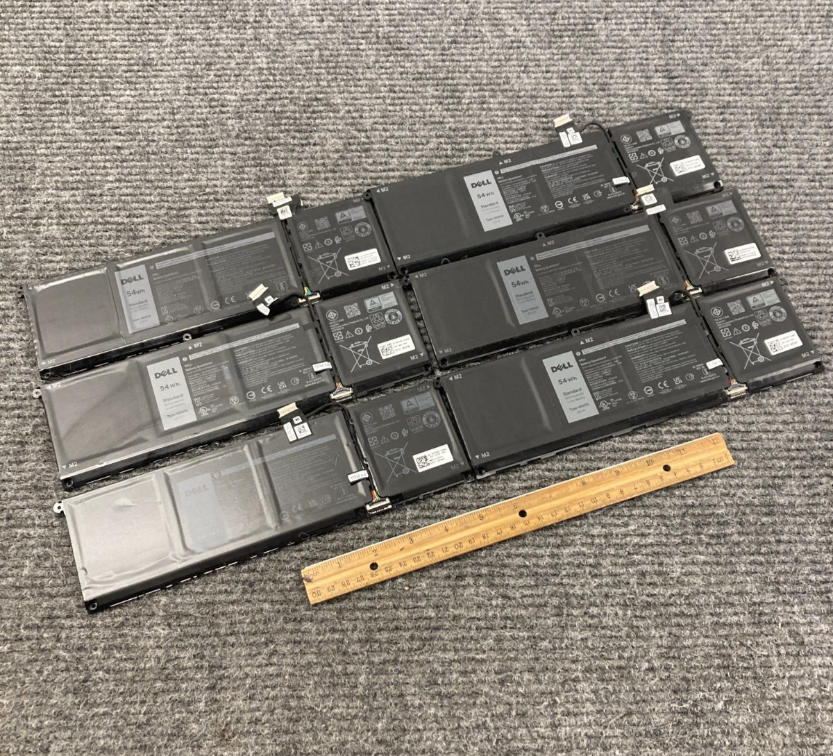 Lot of 6 Dell V6W33 54Wh 3420mAh Original Laptop Batteries For Latitude