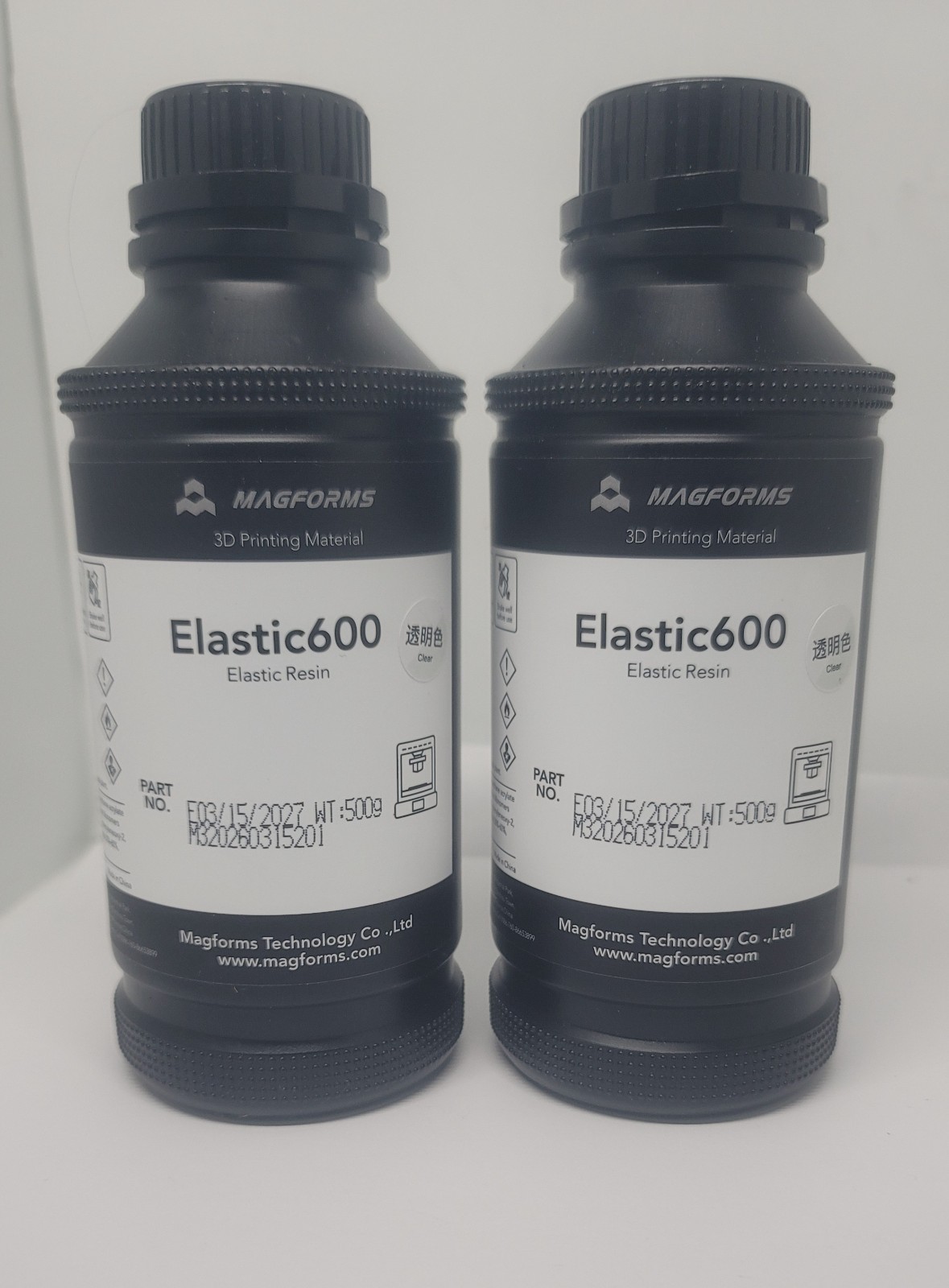 Elastic 3D Printer Resin, Tough & Flexible 405nm UV-Curing Resin, TPU-Like Photo
