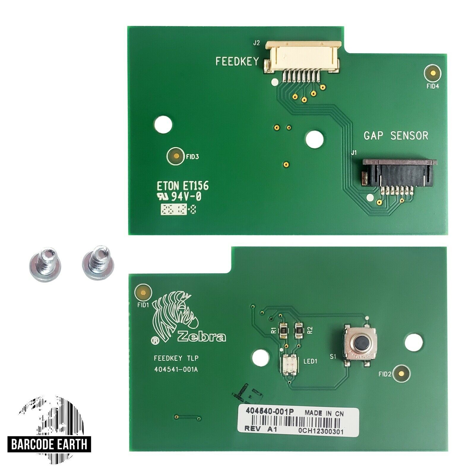 Feed Switch board Control Panel Button (404540-001P) Part for Zebra GK420t, G...