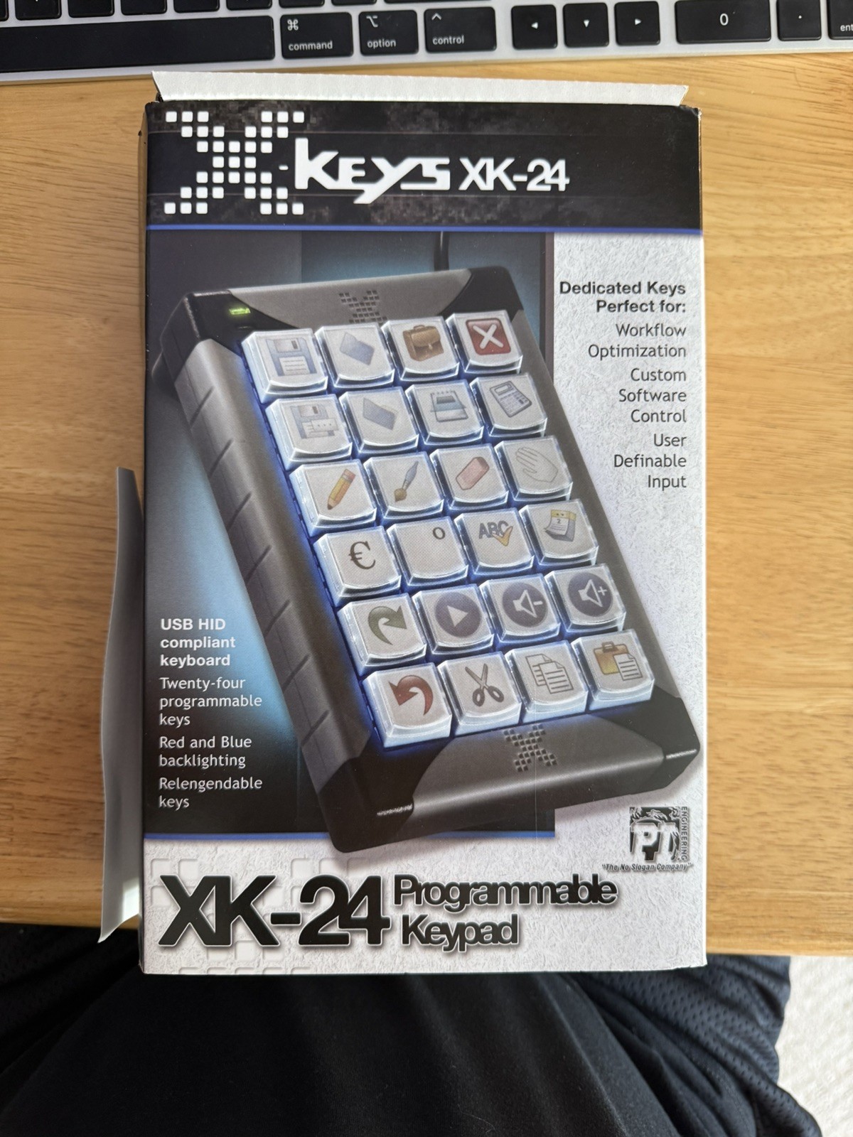 X-Keys XK-24 24 Re-legendable Keys Programmable Keypad XK-24-USB-R