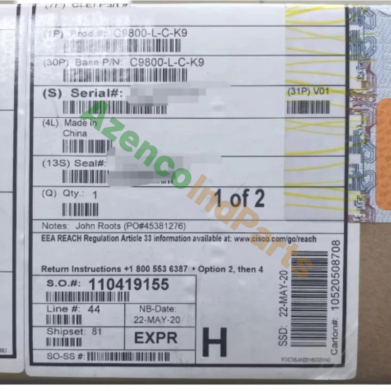 NEW Cisco C9800-L-C-K9 Catalyst 9800-L Wireless Controller FREE Delivery
