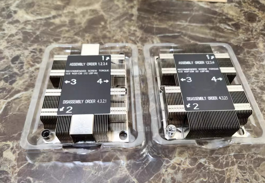 New Supermicro 1U Passive LGA3647 Heatsink SNK-P0067PSMB SNK-P0067PS.