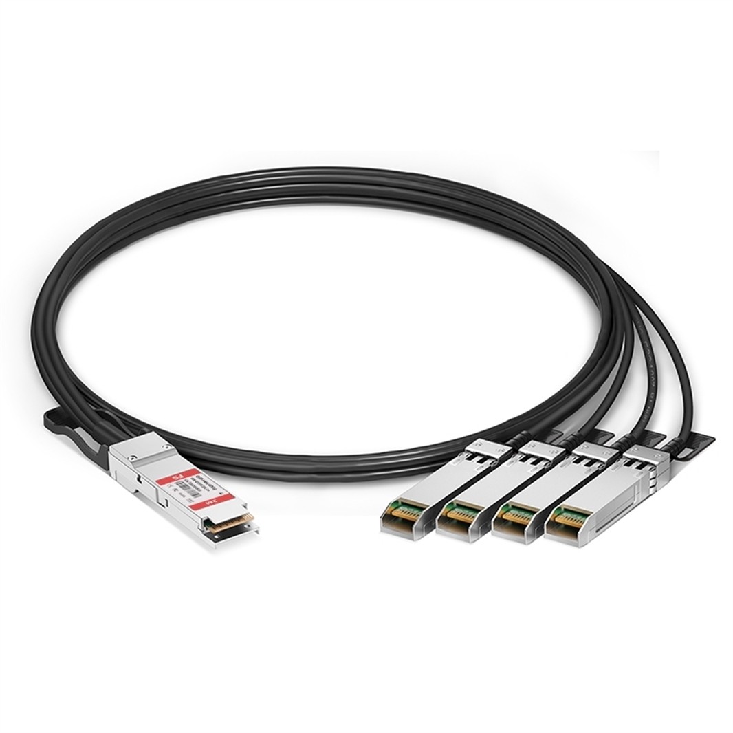 Arista CAB-Q-4S-100G-2M Compatible 100G QSFP28 to 4 x 25G SFP28 Breakout Cable