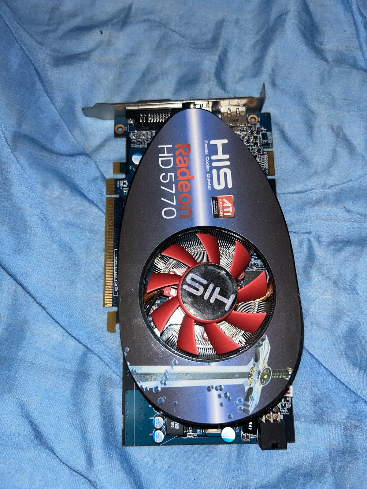 His Ati Radeon HD 5770 Fan 1gb Gddr5 Graphics Card Tested Working 